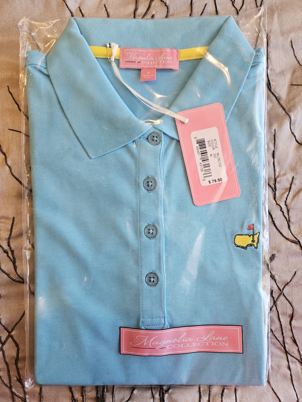 Magnolia Lane Women's  Masters Light Blue Polo Shirt
